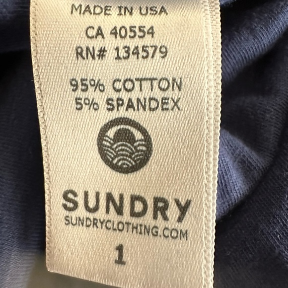 Sundry Women’s Mini Skirt Size 1 Blue color - Picture 3 of 5